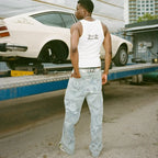 Angel Jeans Retro Baggy Cupid Angels Unisex