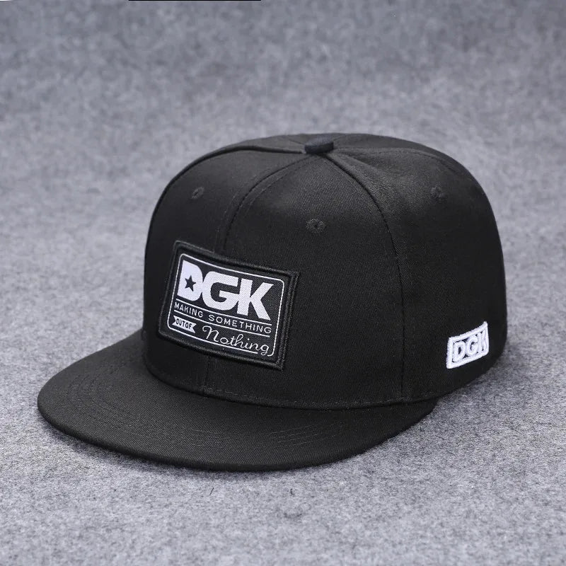 Hip Hop Embroidered Flat Brim Cap