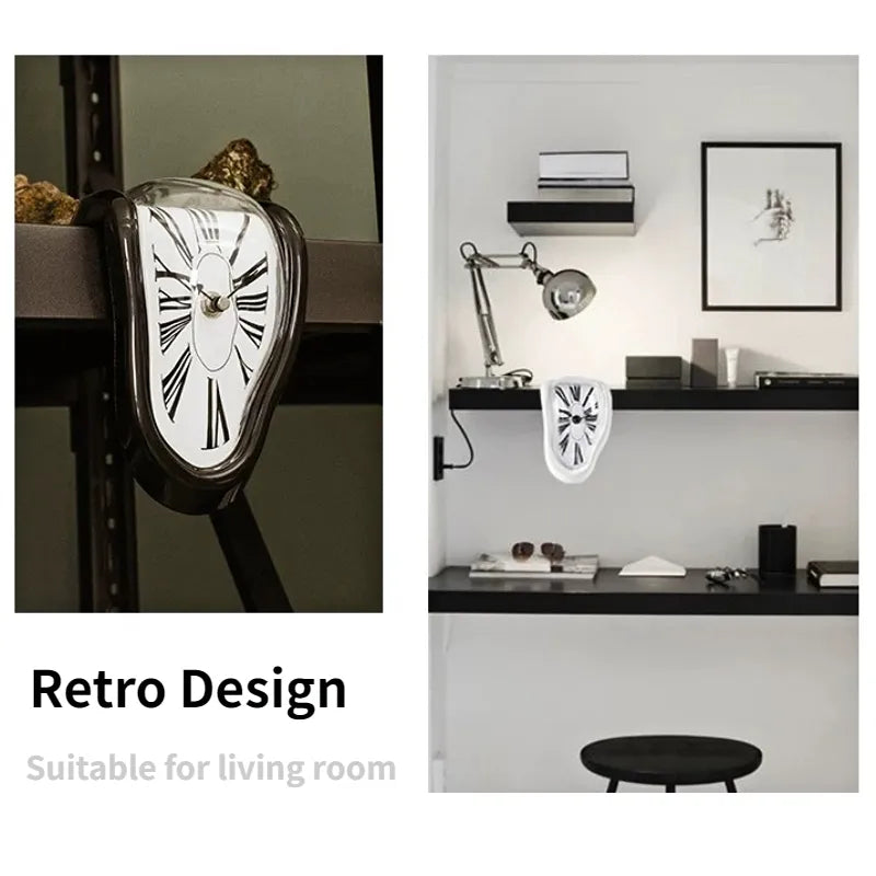 Dali Melting Wall Clock Surrealist Art Design Home Decor