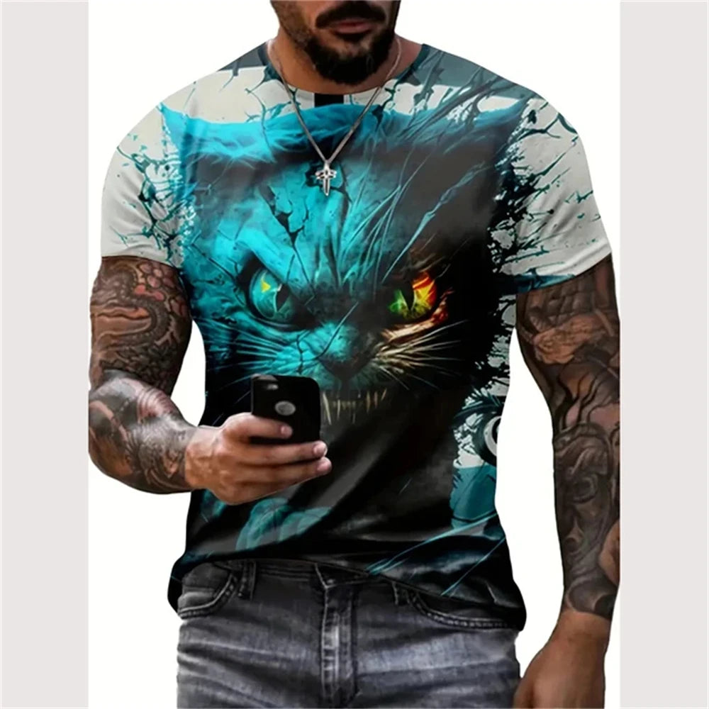 3D Printed Funny Graphic Urban Design T-shirt