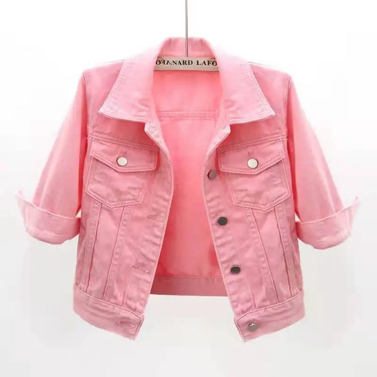 Denim Jacket Jeans Casual Top Plus Sizes Women's-Keep Melbourne Marvellous Official Store