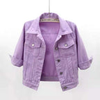 Denim Jacket Jeans Casual Top Plus Sizes Women's