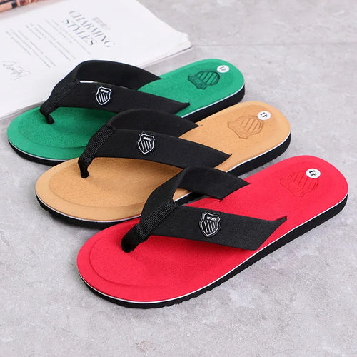 Beach Thongs Canvas Strap Flip-Flops Sports Design