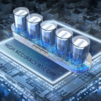 Digital Nixie Tube Clock with Rainbow LED Glow Lights In Gift Box