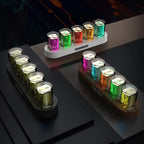 Digital Nixie Tube Clock with Rainbow LED Glow Lights In Gift Box