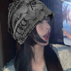 Be My Friend Beanie | Skully Frayed Distressed Edges Unisex