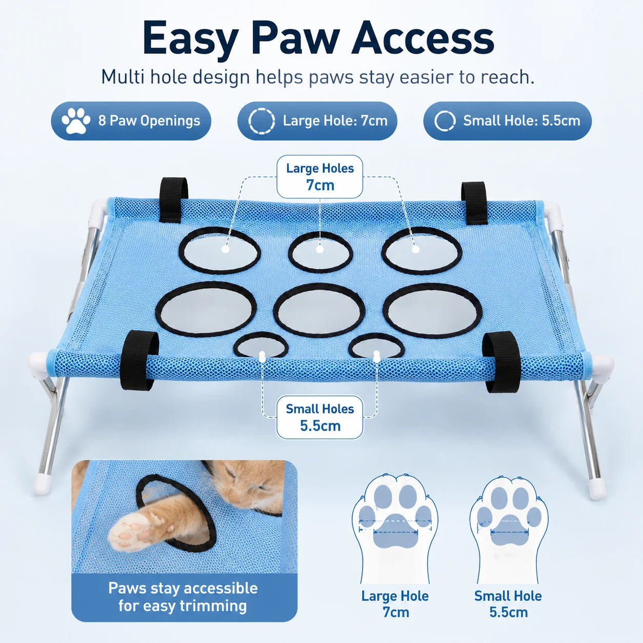 Dog Washing Stand Pet Hammock Grooming Stand Foldable
