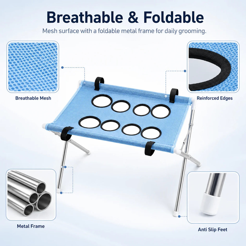 Dog Washing Stand Pet Hammock Grooming Stand Foldable