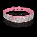 Dog Cat Collar With Sparkly Studded Diamonds Gangsta Bling