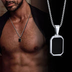 Dog Tag Pendant Necklaces Stainless Steel Military Style