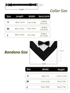 Bow Tie Dog Collar Tuxedo Bandana Adjustable Dress-up Party Costume
