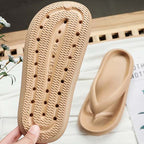 Thick Beach Thongs Bindii Proof Flip Flops 4.5cm Chunky Cloud-Soft