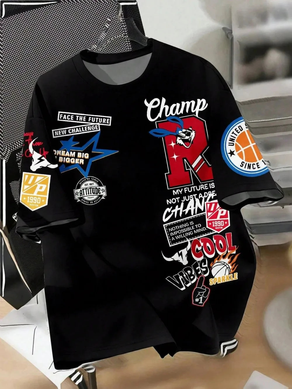 Dream Big Champion Creative Sports Streetwear T-shirt