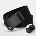 Canvas Belt Automatic Buckle For Cargo Pants Jeans Tactical Tradies Shorts Workwear