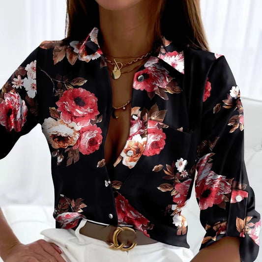 Blouse Button-Up Shirt - Women's Business Office Work Wear-Keep Melbourne Marvellous Official Store