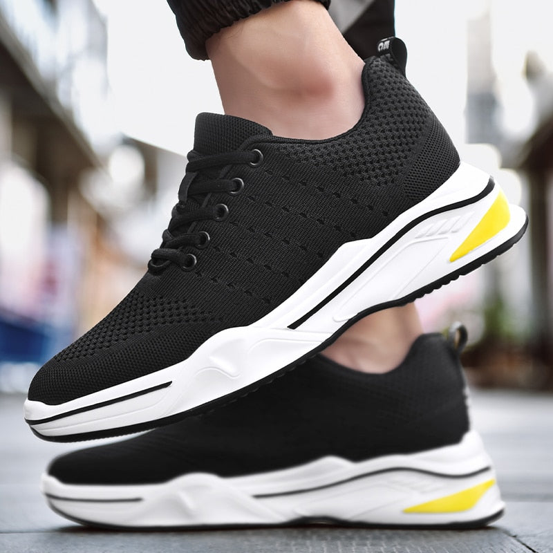 Elevator AirMesh Sneakers Tall Platform Shoes - Instantly Boost Height 8cm