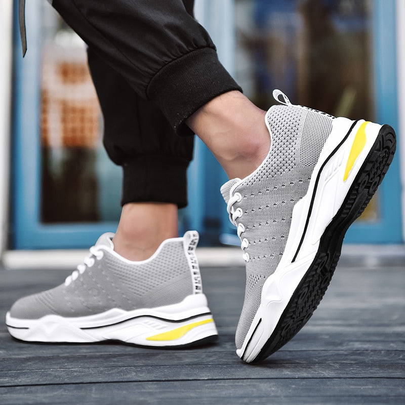 Elevator AirMesh Sneakers Tall Platform Shoes - Instantly Boost Height 8cm