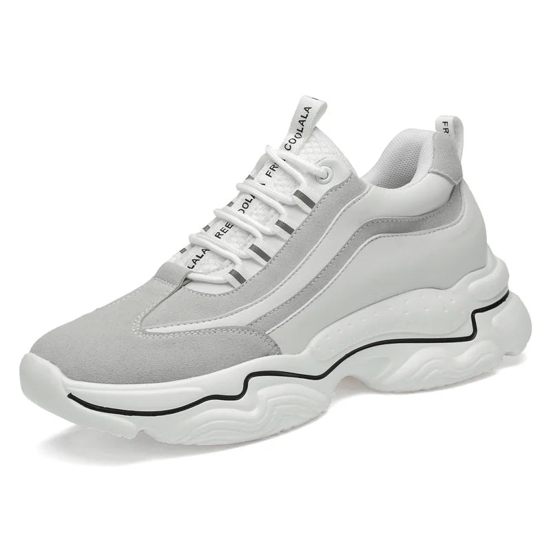 Elevator Platform Sneakers 10cm or 8cm Height Boosting Sports Skyscraper Shoes Stand Tall
