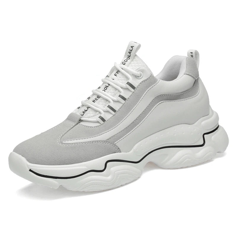 Elevator Platform Sneakers 10cm or 8cm Height Boosting Sports Skyscraper Shoes Stand Tall