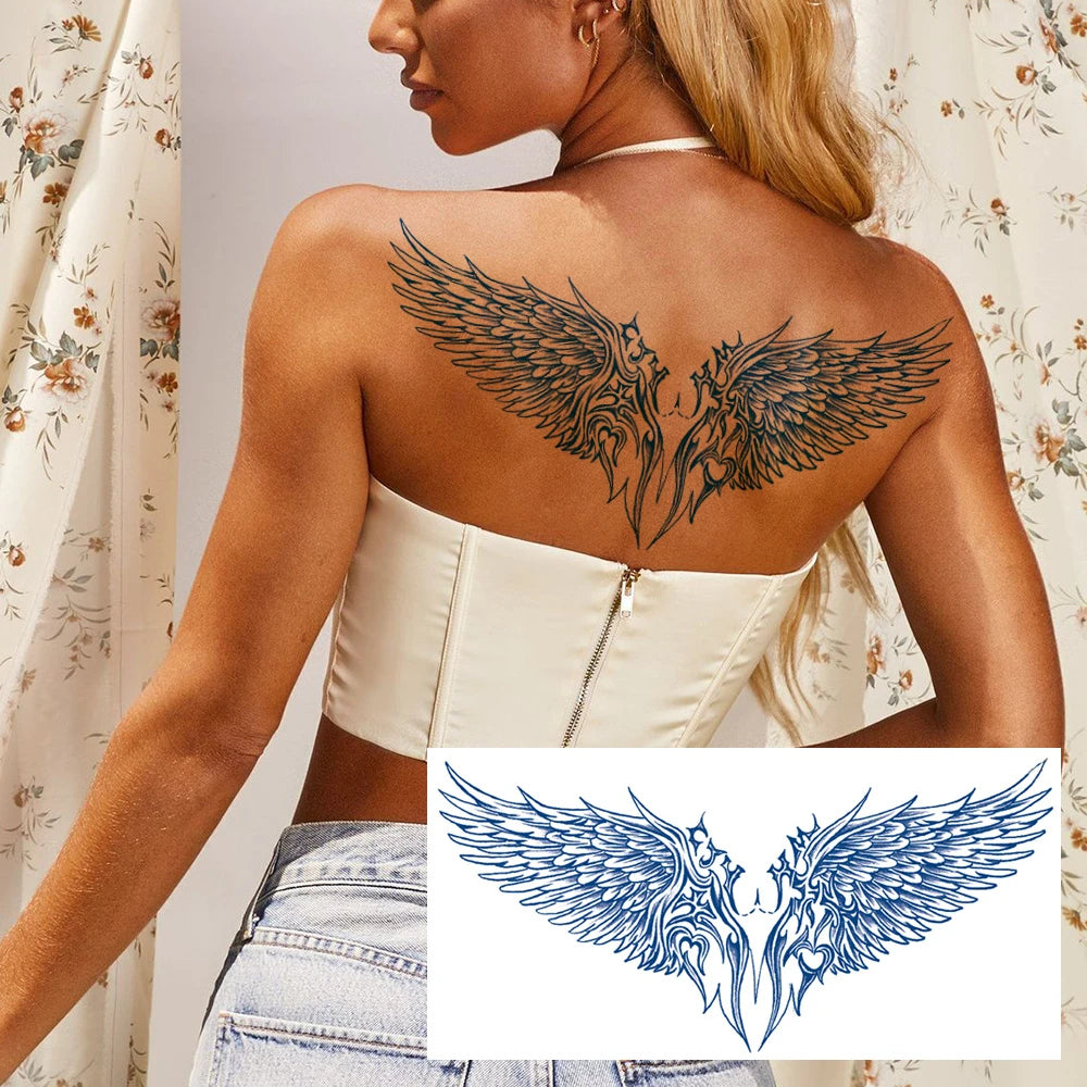 Temporary Body Tattoo Semi Permanent Fake Tatt Body Art