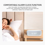4-in-1 Wireless Phone Charger And Alarm Clock LED Temperature 15W Charging Dock