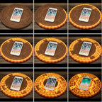 Magic Circle Qi Wireless Glowing Mobile Phone Fast Charger Charging Pad