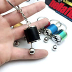 Fidget Keyring Car Six Speed Manual Transmission Gearbox