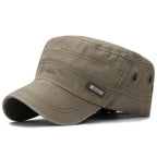 Flat Cap Camo Soldier Style Baseball Flat-top Hat