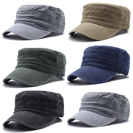 Flat Cap Camo Cap Soldier Style Hat-Keep Melbourne Marvellous Official Store