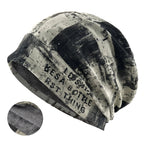 Vintage Beanie Grunge Distressed Streetwear Design