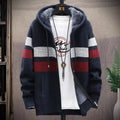 Fleece Zipper Jacket Windbreaker Hoodie Men's