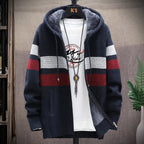 Fleece Zipper Jacket Windbreaker Hoodie Men's