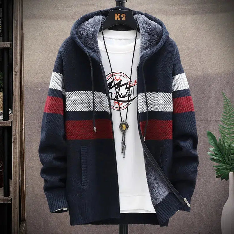 Fleece Zipper Jacket Windbreaker Hoodie Men's-Keep Melbourne Marvellous Official Store