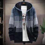 Fleece Zipper Jacket Windbreaker Hoodie Men's