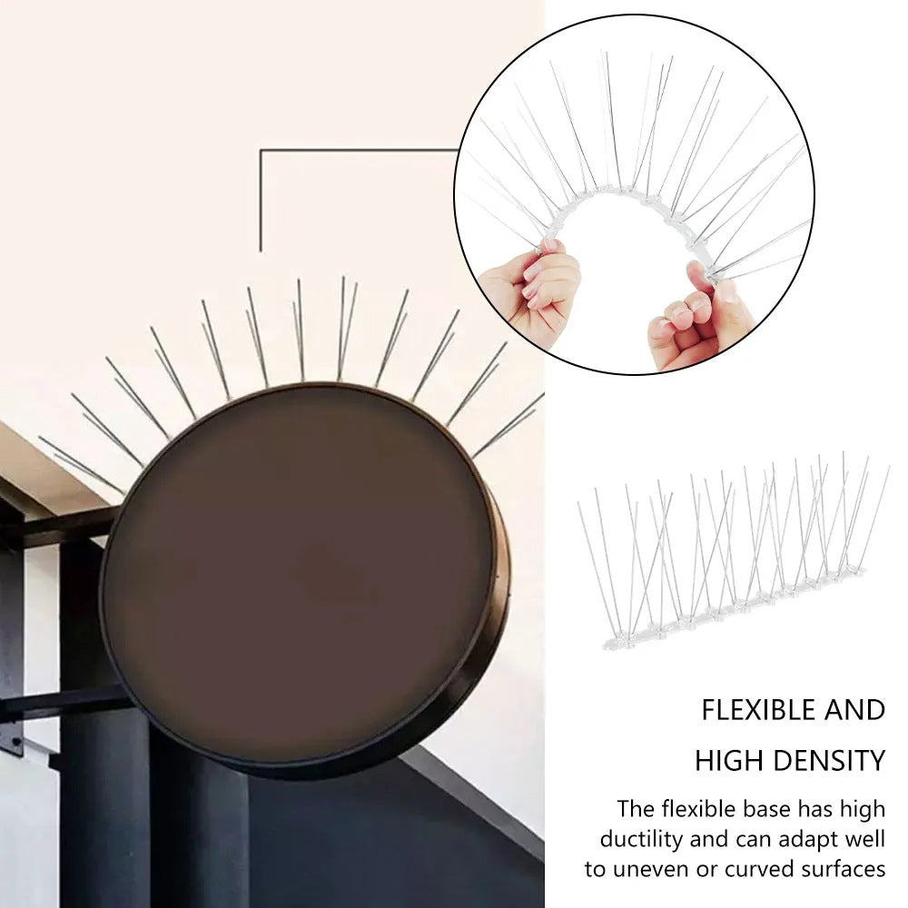 Pigeon Bird Spikes 12pcs Birds Off Pest Control Fence Thorns