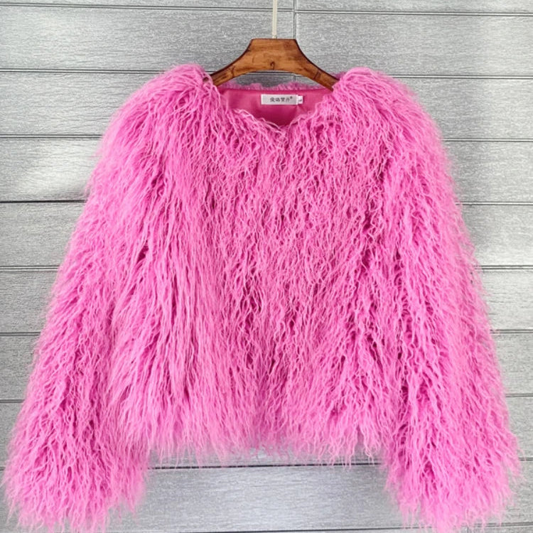 Fluffy Feathers Party Jacket Shaggy Carnival Cabaret Showgirls Fancy Dress Top Faux Fur
