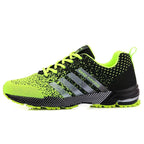Sports Sneakers Stripes Gradient Breathable Running Shoes
