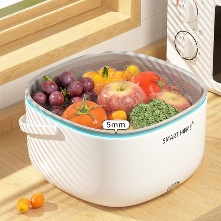 Fruit & Vegetable Ultrasonic Cleaning Machine Steriliser Tool Food Pesticide Purifier