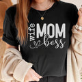 Mom Wife Boss Women's Funny T-shirt Mothers