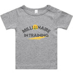 Funny Baby Toddler T-shirt Millionaire In Training