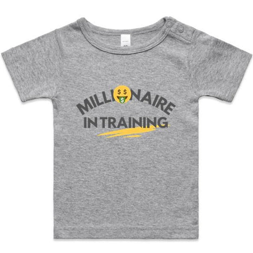 Funny Baby Toddler T-shirt Millionaire In Training