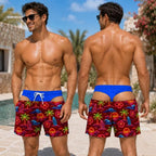 Funny Butt Prank Board Shorts 3D Print Two Piece Optical Illusion Swimmers
