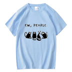 Funny Cats Ew People T-Shirt
