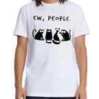 Funny Cats Ew People T-Shirt
