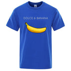 Funny Dolce and Banana T-shirt Summer Fashion Top
