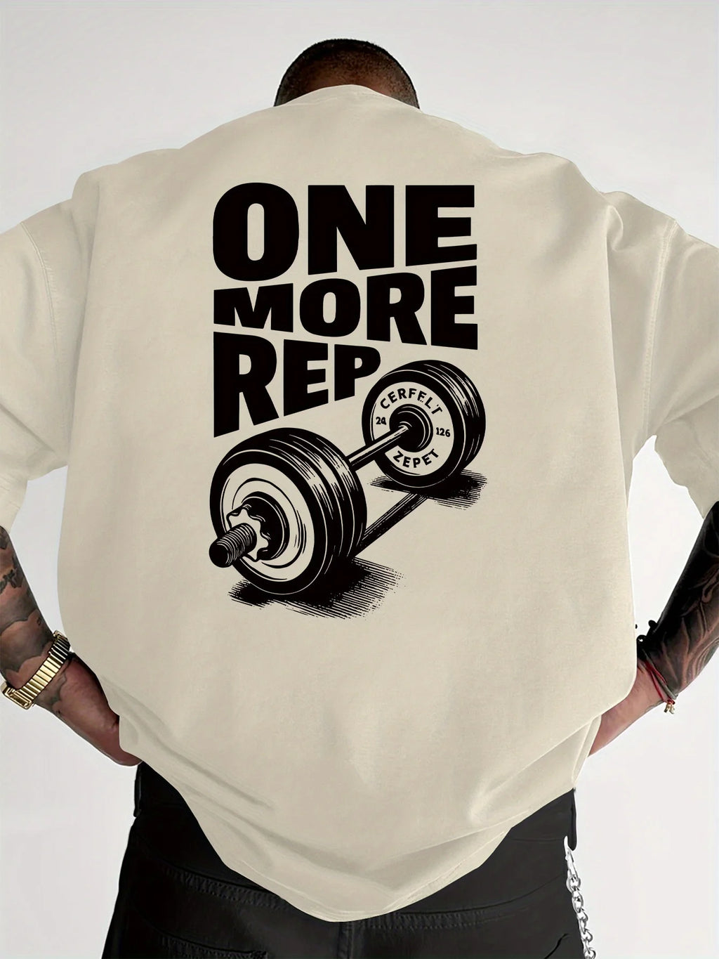 Funny Gym Workout ONE MORE REP Cotton T-shirt