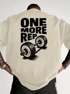 Funny Gym Workout ONE MORE REP Cotton T-shirt