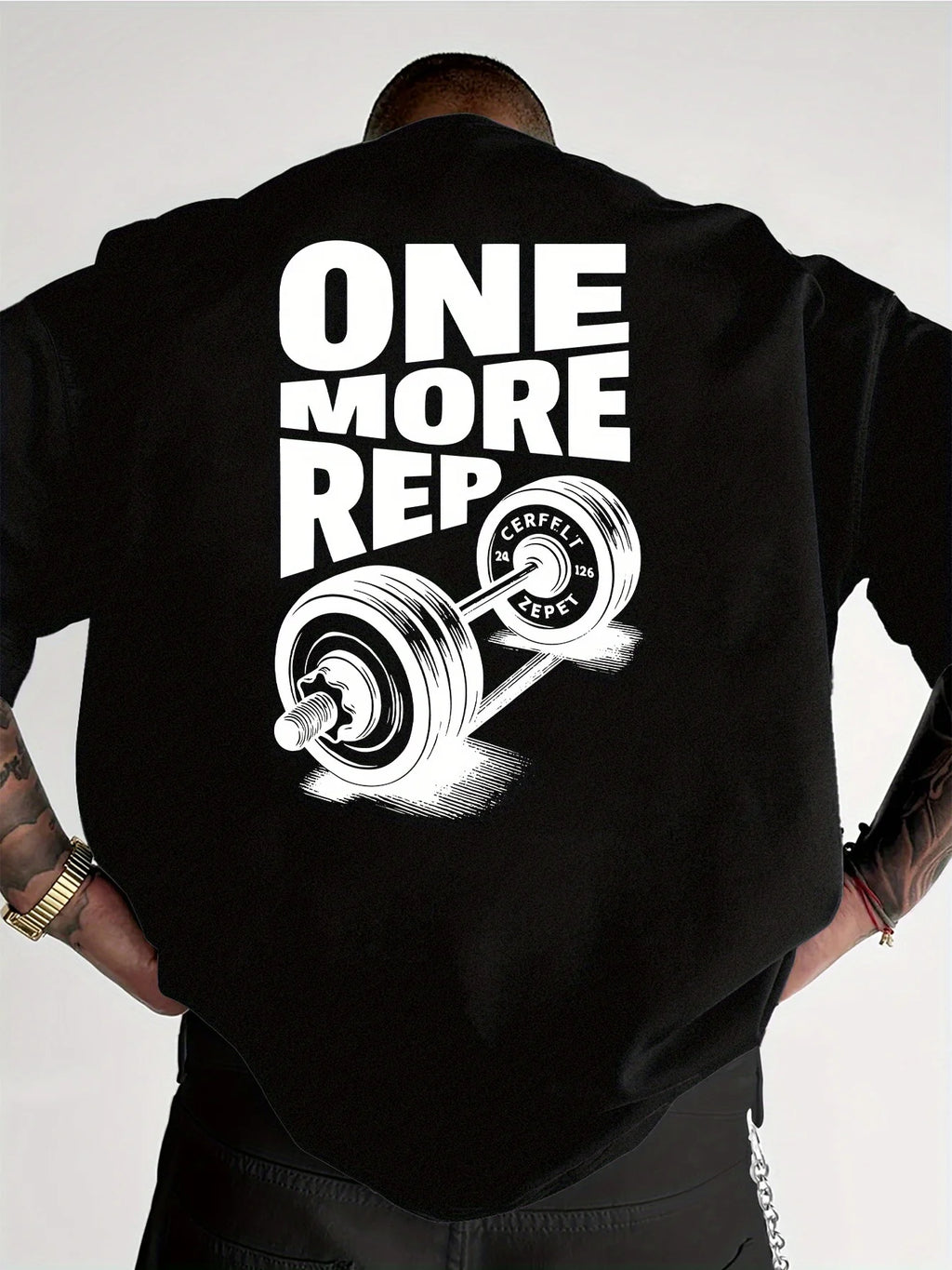 Funny Gym Workout ONE MORE REP Cotton T-shirt