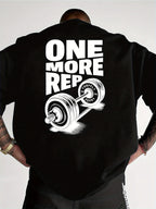 Funny Gym Workout ONE MORE REP Cotton T-shirt