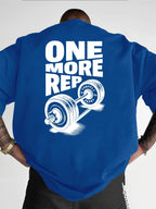 Funny Gym Workout ONE MORE REP Cotton T-shirt